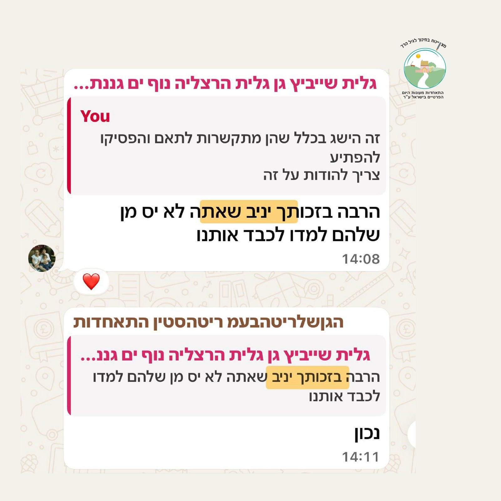 גלית שייביץ הרצליה - בזכות ינב למדו לכבד אותנו